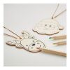 Christmas-themed Drawing wooden ornaments set wood | No Branding | not available | not available | not available