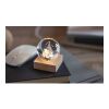 Christmas LED crystal ball wood | No Branding | not available | not available