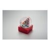 Snow ball glass ornament red | No Branding | not available | not available | not available