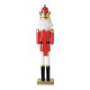 Large wooden nutcracker red