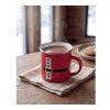 Santa enamel vintage mug 300ml red