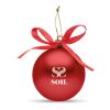 Christmas bauble gift box red