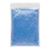 Foldable raincoat in polybag blue