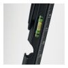 Spirit level pen with LED light black