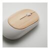 Wireless mouse in bamboo white | No Branding | not available | not available