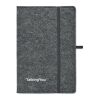 A5 notebook RPET felt grey | No Branding | not available | not available | not available