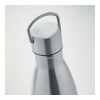 Double wall bottle with handle on lid 500 ml matt silver | No Branding | not available | not available | not available