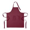 Organic cotton apron 240 gr/m² Burgundy | No Branding | not available | not available | not available
