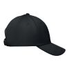 6 panel cotton baseball cap black | No Branding | not available | not available | not available