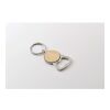 Recycled aluminium key ring wood | No Branding | not available | not available | not available
