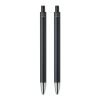 Recycled aluminium pen set black | No Branding | not available | not available | not available