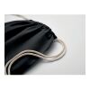Drawstring bag Fairtrade 180gr black | No Branding | not available | not available | not available
