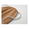 Drawstring bag Fairtrade 180gr ivory