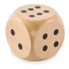 Schima wooden dice 5cm dia wood | No Branding | not available | not available
