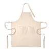 Organic cotton apron 240 gr/m² beige | No Branding | not available | not available | not available
