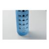 Sports water bottle RPET 1L transparent/light blue | No Branding | not available | not available | not available