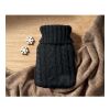 Hot water bottle 400ml black | No Branding | not available | not available | not available