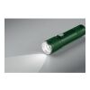 Rechargeable COB light torch Dark green