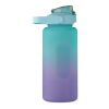 RPET water bottle 2000ml turquoise | No Branding | not available | not available | not available