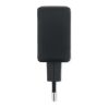 EU 2-pole wall adapter/charger black | No Branding | not available | not available | not available