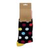 Funny patterned socks black