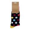 Funny patterned socks black