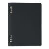 A5 refillable PU notebook black