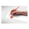 Halloween pencil with eraser orange