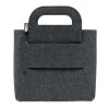 Foldable RPET felt basket grey