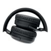 Foldable headphones in pouch black