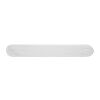 Adjustable microfibre hairband white