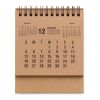 4-year desktop calendar beige