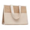 Jute and canvas cooler bag beige | No Branding | not available | not available | not available