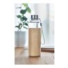 Glass bottle in pouch 500ml beige | No Branding | not available | not available | not available