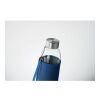 Glass bottle in denim look pouch 500 ml blue | No Branding | not available | not available | not available