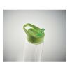 Sports RPET bottle with flip lid 650ml lime | No Branding | not available | not available | not available