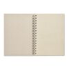 A5 grass spiral notebook beige | No Branding | not available | not available | not available