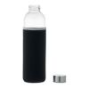 Glass bottle in pouch 750ml black | No Branding | not available | not available | not available