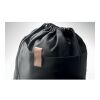 Recycled cotton drawstring bag black | No Branding | not available | not available | not available