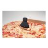Pizza cutter bamboo handle black | No Branding | not available | not available