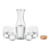 Set of recycled glass drink transparent | No Branding | not available | not available