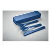 Cutlery set in PP blue | No Branding | not available | not available | not available
