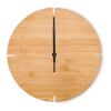 Round shape bamboo wall clock wood | No Branding | not available | not available