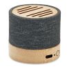 Bamboo RPET wireless speaker black | No Branding | not available | not available | not available