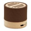 Bamboo RPET wireless speaker Chocolate | No Branding | not available | not available | not available