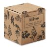 Herb seed bomb in carton box beige | No Branding | not available | not available | not available