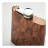 Slim hip flask 190 ml brown | No Branding | not available | not available | not available