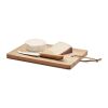 Acacia wood cheese board set with knife wood | No Branding | not available | not available