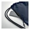 Large drawstring bag 300D RPET blue | No Branding | not available | not available | not available