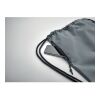 Large drawstring bag 300D RPET grey | No Branding | not available | not available | not available